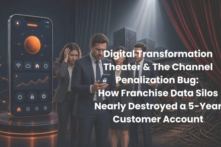 Digital Transformation Theater & The Channel Penalization Bug How Franchise Data Silos Nearly Destroyed a 5-Year Customer Account